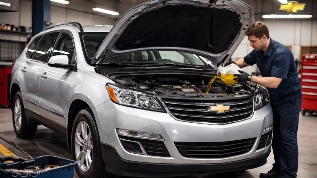 2016 Chevy Traverse Oil Capacity